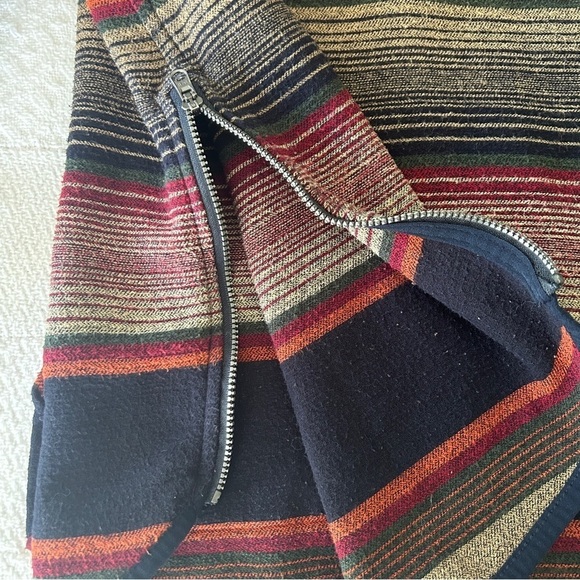 Woolrich Horizon View Half Zip Flannel Pullover Multicolor Stripes size S / P - Picture 15 of 16